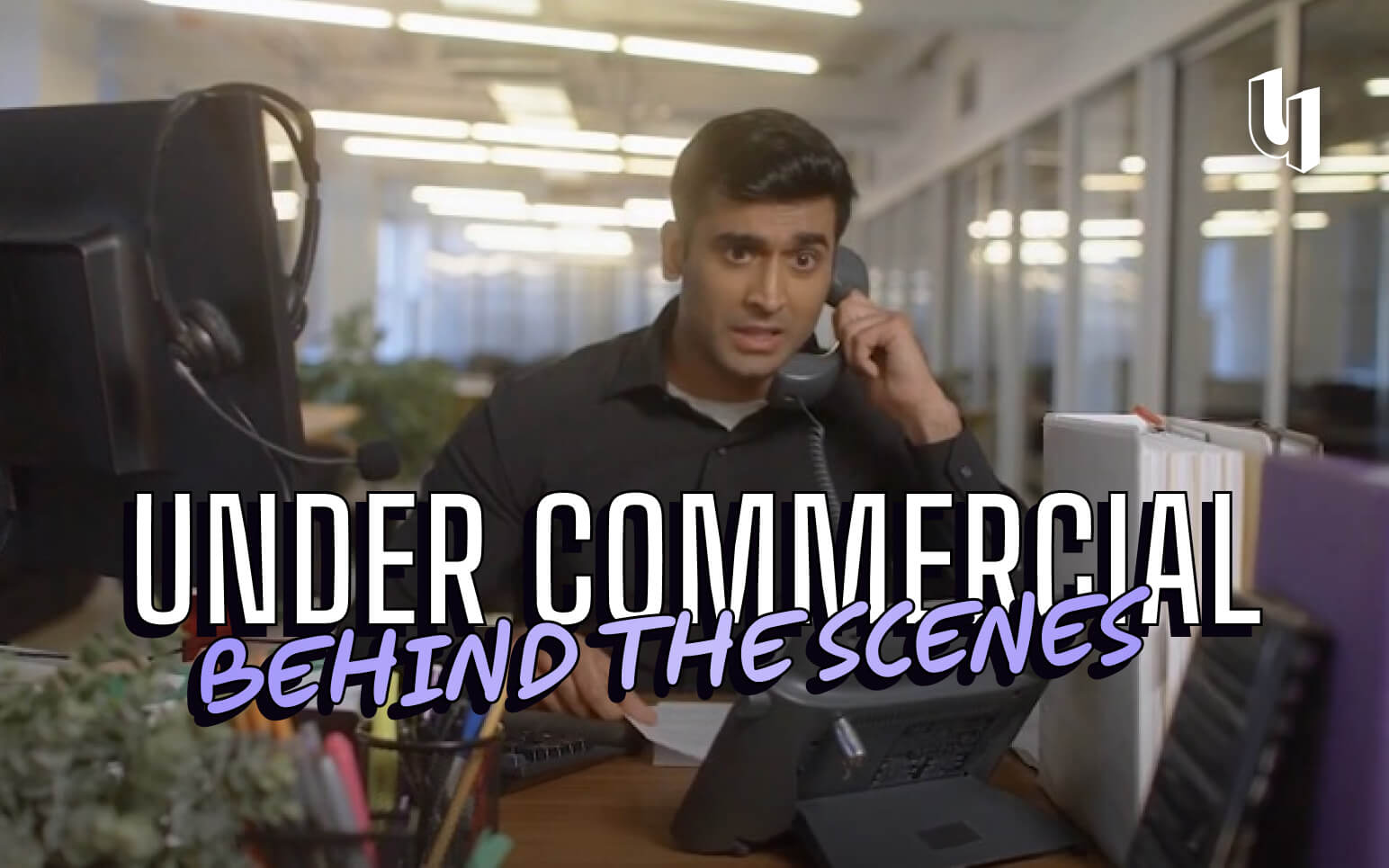 Relive the chaotic fun of filming the "Under" commercial!