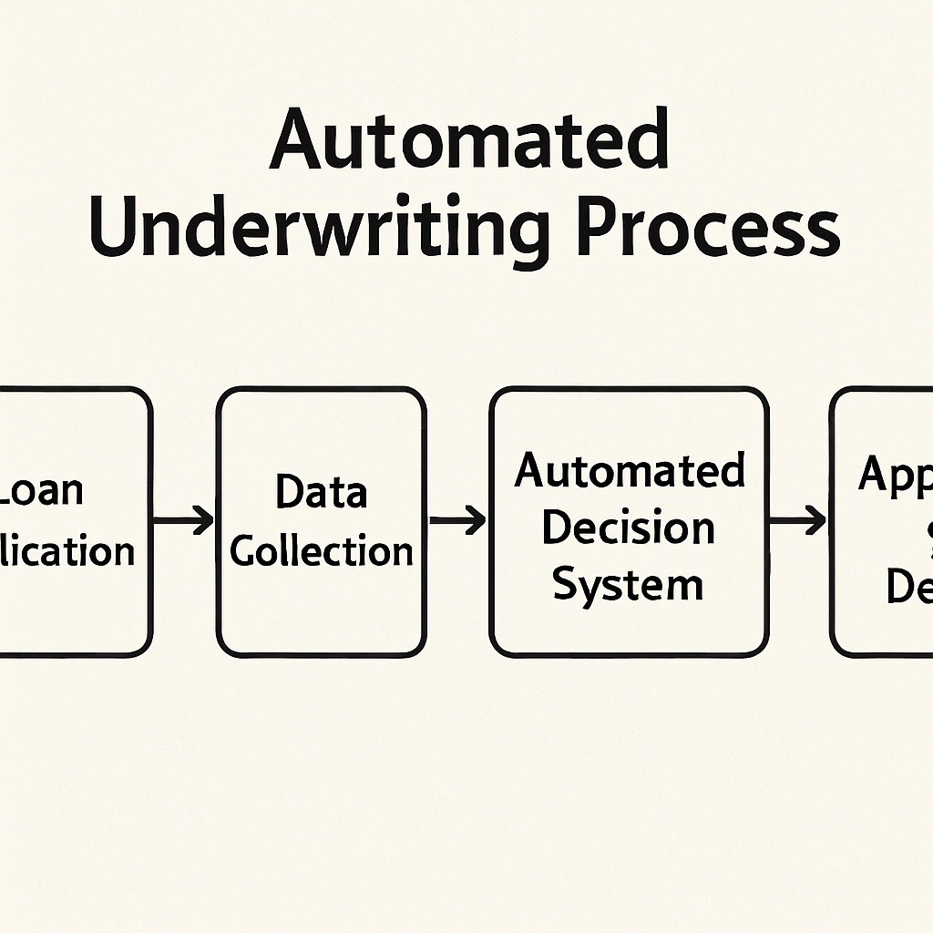 Diagram of Automated Underwriting Process